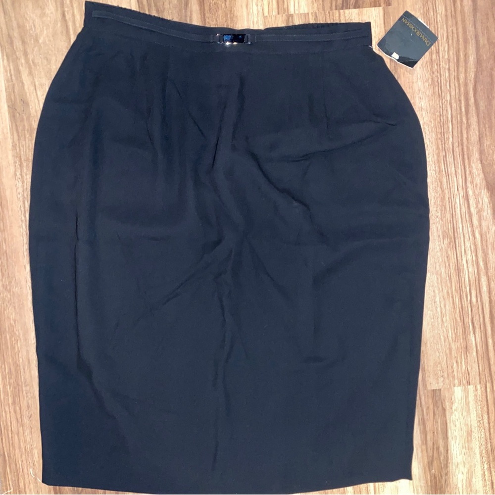 Dana Buchman Black Dress Skirt Size 16 NWT